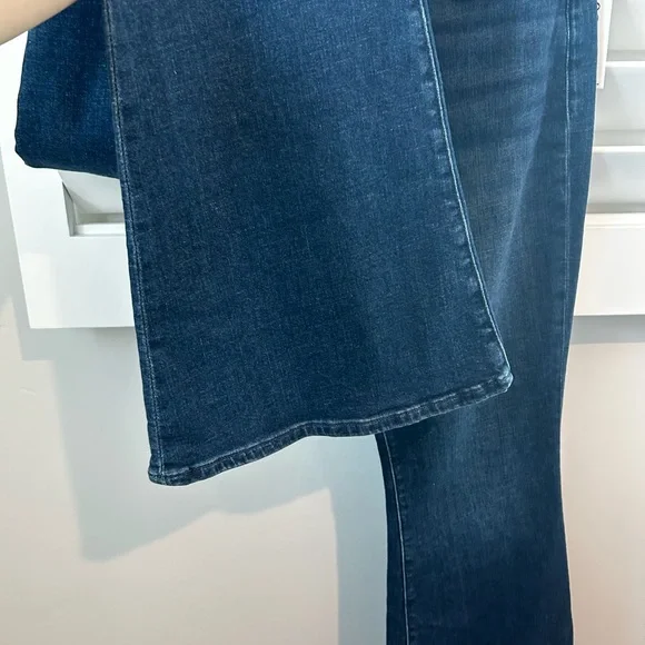 Hudson Heidi High Rise Flare Alma Dark Wash Jeans Women’s 30 Stretch NEW - Picture 6 of 7